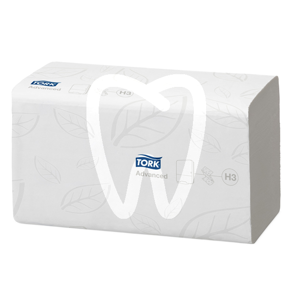 Tork advanced toalla 2capa en v bl 3750u desechables tork