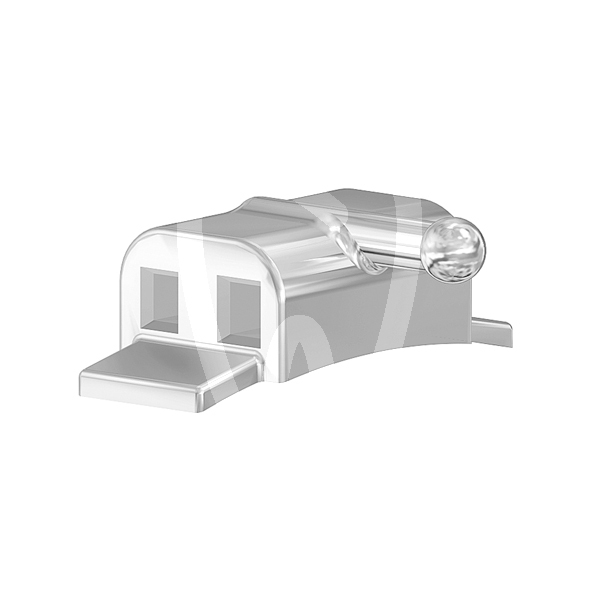 Tubos bucales para soldar a bandas dobles ricketts/bioform no convertibles .018 tubos bucales leone