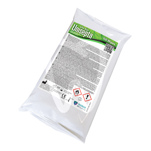Unisepta plus wipes  reposición prevención y diagnóstico unident