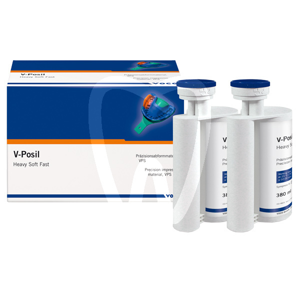V-posil putty fast para máquina 2 x 380 ml impresión y prótesis voco