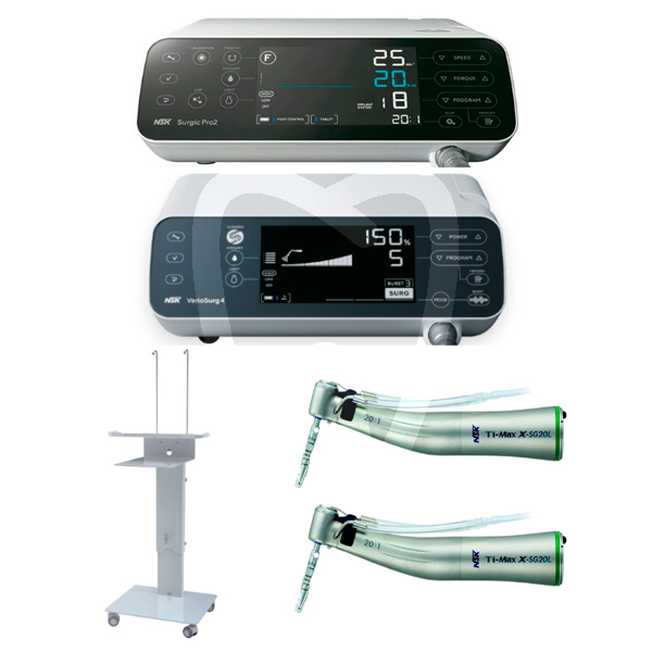 Variosurg 4+surgic pro2 + x-sg20l+icart cirugía e implantes nsk