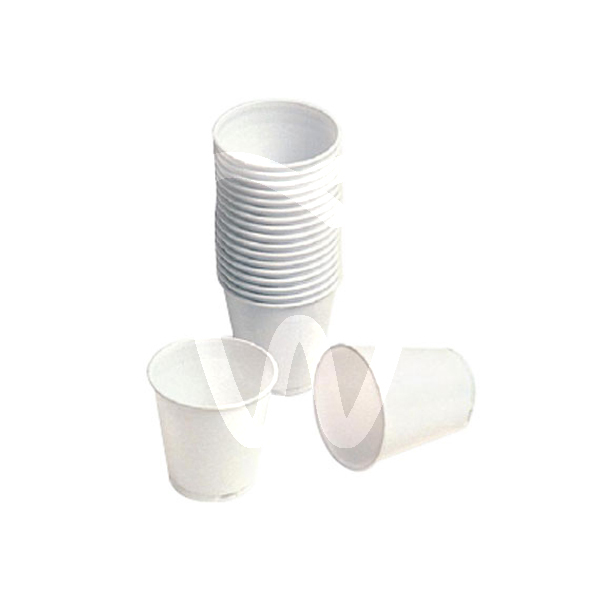 Vasos de plástico desechables sin marca