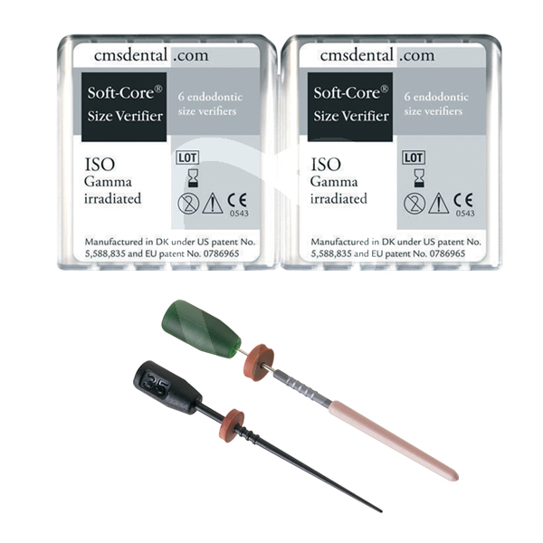 Verificadores guttapercha soft core nº 20-45 endodoncia cms dental