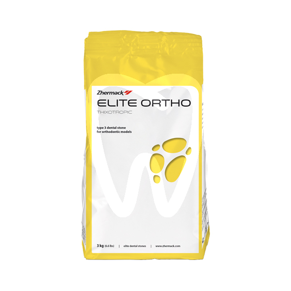 Yeso elite ortho blanco tipo iii/3 impresión y prótesis zhermack