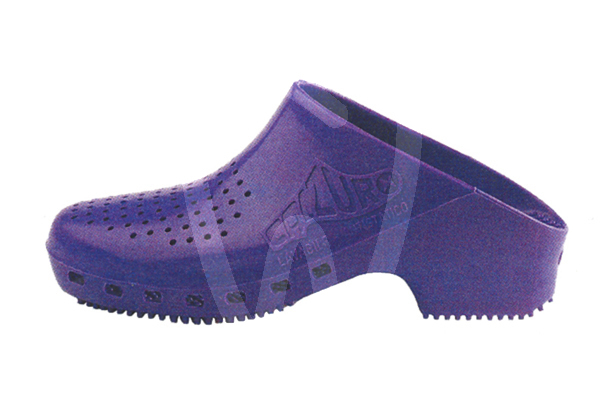 Zueco de color violeta uniformes calzuro